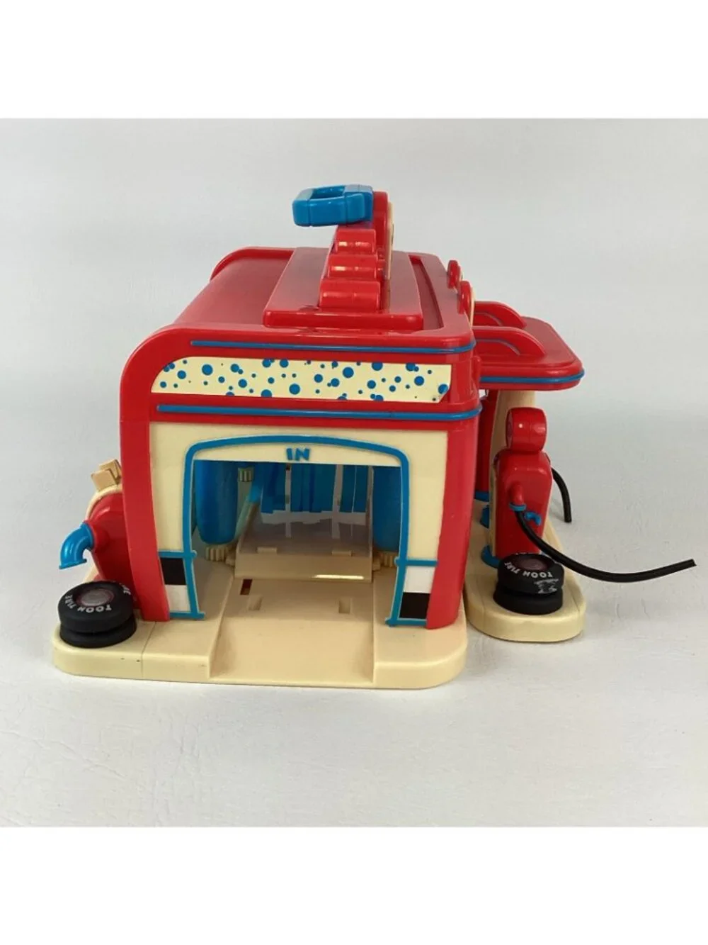 Disney Mickey Mouse Clubhouse Gas N Wash Portable Playset Roadster Racer Car Toy